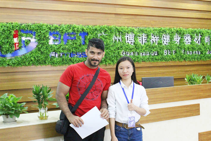 沙特客戶進口博菲特健身器材